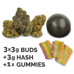 bud hash and gummies test pack