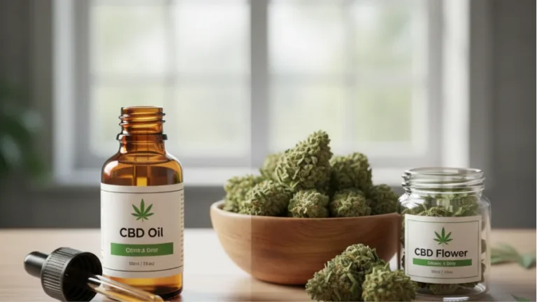 CBD oil vs CBD flower
