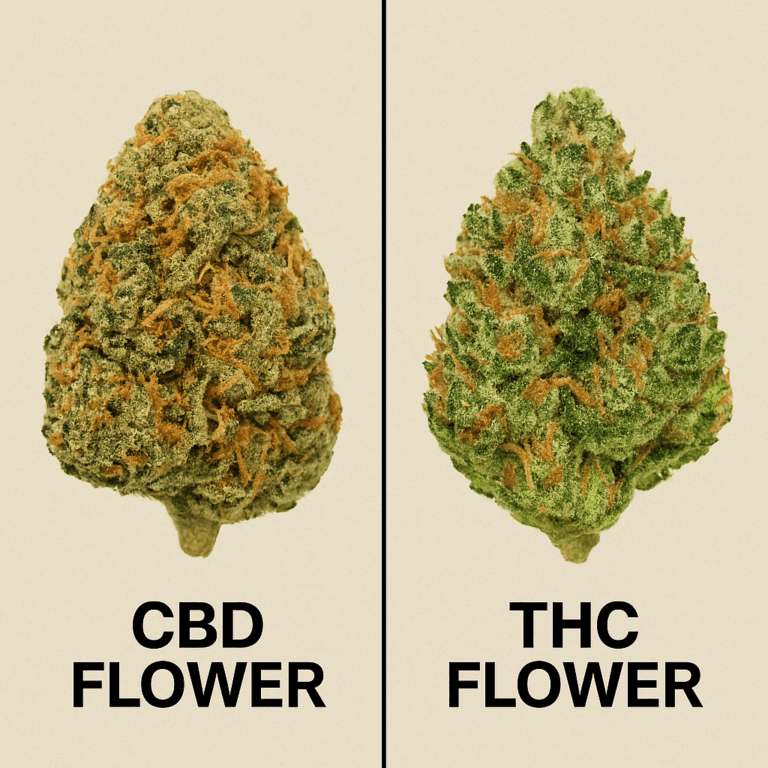 CBD Flower vs THC Flower